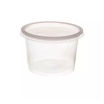 Kit 25 Unid. Pote Plástico Redondo Descartável PLASZOM 100,145,250,395,500,1000 Microondas, Freezer Marmita Fit Kit 25 Unid. Pote Plástico Redondo Descartável PLASZOM 100,145,250,395,500,1000 Microondas, Freezer Marmita Fit