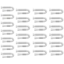 Kit 25 unidades - blukit sifão extensivo univ 72 cm.branco porca pp 030101