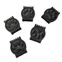 Kit 25 Unidades Borracha Pata 25mm Para Acabamento Coleiras