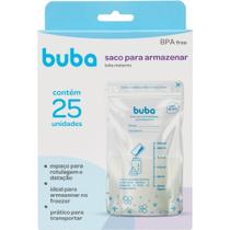 Kit 25 Unidades De Sacos Para Armazenar E Congelar Leite Materno Mãe 200ml Buba