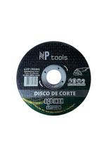 Kit 25 unidades - disco de corte - ferro/aluminio/inox 4.1/2" - np tools