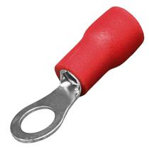 Kit 25 Unidades Terminal Pre-Isolado Anel/Olhal M5 Fio 0,5/1,5mm Vermelho - CRIMPER Kit 25 Unidades Terminal Pre-Isolado Anel/Olhal M5 Fio 0,5/1,5mm Vermelho - CRIMPER