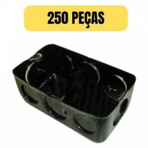 Kit 250 caixa de luz embutir 4x2 chapa 20 reforcada arcoir