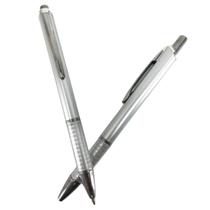 Kit 250 Canetas esferográfica personalizável sublimática tinta azul metal classic - atacado