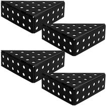 Kit 250 Cantoneiras Protetoras para Móveis 100x100mm Preta Toronto