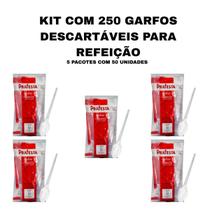 Kit 250 colheres refeição prafesta - 5 pacotes Kit 250 colheres refeição prafesta - 5 pacotes