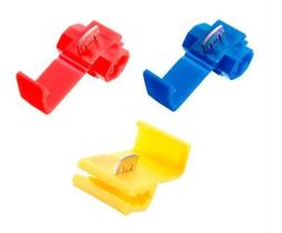 Kit 250 Conector Elétrico Derivação Emenda Fios 0,75Mm A 6Mm