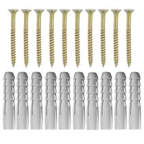 Kit 250 Parafusos Madeira Philips 4,5x50mm + Buchas