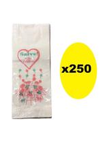 Kit 250 Sacos De Papel 9X27Cm Para Salve O Dia Das Crianças