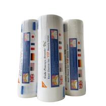 Kit 2500 Gola Higienica Descartável Protetor Para Pescoço Capa Barbeiro Cabelereiro Cor Branca Rolo Papel