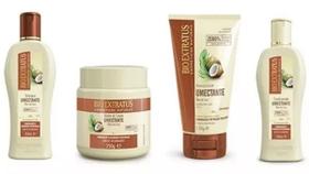 Kit 250ml 4 Produtos Umectante Óleo De Coco Bio Extratus