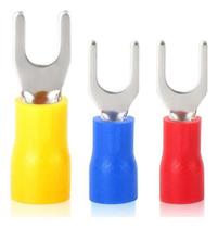 Kit 250Pçs Terminal Elétrico Garfo Forquilha 0,5 A 6,0Mm Kit 250Pçs Terminal Elétrico Garfo Forquilha 0,5 A 6,0Mm