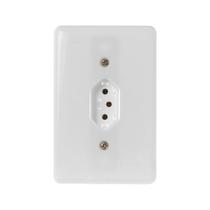 Kit 25PC Conj Placa 4x2 1 Tomada 2p+t 10a 250v Stylus - Ilumi