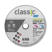 Kit 25PC Disco Corte Inox 115mm 41/2x3/64x7/8 Classic Basic - Norton