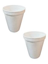 kit 25un Copo Isopor Térmico p/ líquidos Bebida Quente 180ml