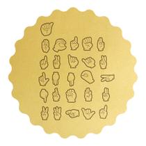 Kit 26 Cortadores Alfabeto em Líbras