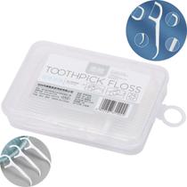 Kit 26 ou 52 Unidades de Fio Dental com haste Flexível Importado Ultra Deslizante e Ultra Fino Higiene Bucal