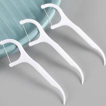 Kit 26 ou 52 Unidades de Fio Dental com haste Flexível Importado Ultra Deslizante e Ultra Fino Higiene Bucal