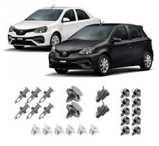 Kit 26 Presilhas Parachoque Dianteiro Etios Hatch Sedan
