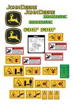 Kit 27 Adesivos Compatível John Deere 630F HidraFlex Kit 27 Adesivos Compatível John Deere 630F HidraFlex