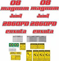 Kit 27 Adesivos Compatível Plantadora Jumil 2860