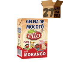 Kit 27 Geleia De Mocoto Sabor Morango Ello 220g