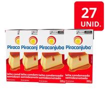 Kit 27 Leite Condensado Semidesnatado Piracanjuba 395g