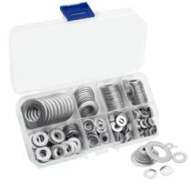 Kit 270 arruelas aço inox não enferruja varios tamanhos