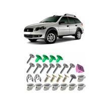 Kit 28 Buchas Moldura Paralama Dianteira Fiat Palio Weekend