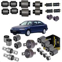 Kit 28 Buchas Suspensão Civic 1992 1993 1994 1995 Diant/tras Kit 28 Buchas Suspensão Civic 1992 1993 1994 1995 Diant/tras