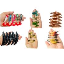 Kit 28 Iscas Artificiais Pesca De Rio Tucuna Corvina Traíra Kit 28 Iscas Artificiais Pesca De Rio Tucuna Corvina Traíra