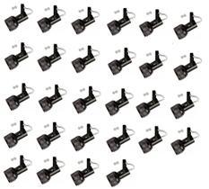 Kit 28 Spot Trilho Perfilado Eletro calha Par20 Bulbo OL1