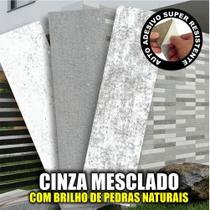 Kit 29 placas 3d Tijolinho Autocolante de Pedra natural -