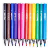 Kit 2cx de 12 Un Lápis mini lápis de cor infantil- Linha eco