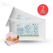Kit 2Kg Base Glicerinada Para Sabonetes Branca ou Transparente Hipoalergênica 100% Vegetal - V&G Kit 2Kg Base Glicerinada Para Sabonetes Branca ou Transparente Hipoalergênica 100% Vegetal - V&G