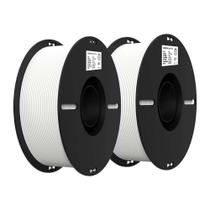 Kit 2Kg Filamentos PLA Creality p/ Impressora 3D Branco + Branco