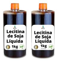 Kit 2kg Lecitina De Soja Líquida Emulsificante - Alimentício - Allquin