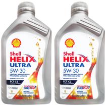 Kit 2L Óleo Lubrificante de Motor Shell 100% Sintético Helix Ultra 5w30 ECT C2 Gasolina e Diesel Kit 2L Óleo Lubrificante de Motor Shell 100% Sintético Helix Ultra 5w30 ECT C2 Gasolina e Diesel