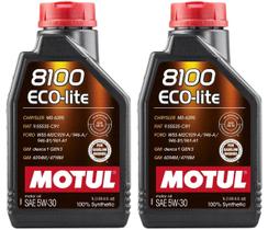 Kit 2l óleo motor 5w30 motul 8100 x-clean efe toyota honda kia ford nissan