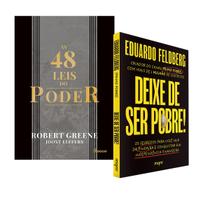 Kit 2livros, As 48 leis do Poder + Deixe de Ser Pobre, Clássico Sobre Multiplicar Riqueza e Solucionar Problemas Financeiros, Edição Atualizada