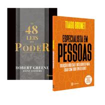 Kit 2livros, As 48 leis do Poder + Especialista em Pessoas, Clássico Sobre Multiplicar Riqueza e Solucionar Problemas Financeiros, Edição Atualizada