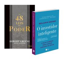 Kit 2livros, As 48 leis do Poder + O Investidor Inteligente, Clássico Sobre Multiplicar Riqueza e Solucionar Problemas Financeiros, Edição Atualizada