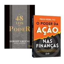 Kit 2livros, As 48 leis do Poder + O Poder da Ação nas Finanças, O Segredo Para o Enriquecimento, Clássico Sobre Multiplicar Riqueza Kit 2livros, As 48 leis do Poder + O Poder da Ação nas Finanças, O Segredo Para o Enriquecimento, Clássico Sobre Multiplicar Riqueza