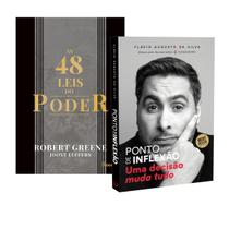 Kit 2livros, As 48 leis do Poder + Ponto de Inflexão, Pule ou Cale-se para Sempre, Clássico Sobre Multiplicar Riqueza e Solucionar Problemas