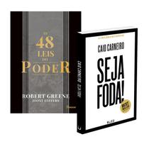 Kit 2livros, As 48 leis do Poder + Seja Foda! Feliz, Otimista, Determinado e Abundante, Clássico Sobre Multiplicar Riqueza e Solucionar Problemas