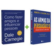 Kit 2livros, Como Fazer Amigos e Influenciar Pessoas + As Armas Da Persuasão 2.0, Clássico Sobre como Multiplicar Riqueza e Solucionar Problemas