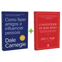 Kit 2livros, Como Fazer Amigos e Influenciar Pessoas + O Investidor de Bom Senso, Clássico Sobre como Multiplicar Riqueza e Solucionar Problemas - Sextante