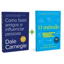 Kit 2livros, Como Fazer Amigos e Influenciar Pessoas + O Método, Clássico Sobre como Multiplicar Riqueza e Solucionar Problemas Financeiros - Sextante