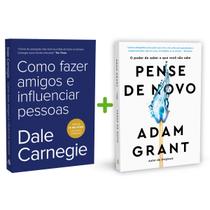 Kit 2livros, Como Fazer Amigos e Influenciar Pessoas + Pense de Novo, Clássico Sobre como Multiplicar Riqueza e Solucionar Problemas Financeiros Kit 2livros, Como Fazer Amigos e Influenciar Pessoas + Pense de Novo, Clássico Sobre como Multiplicar Riqueza e Solucionar Problemas Financeiros