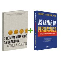 Kit 2livros, O Homem mais Rico da Babilônia + As Armas Da Persuasão 2.0, Clássico Sobre como Multiplicar Riqueza e Solucionar Problemas Financeiros - HarperCollins